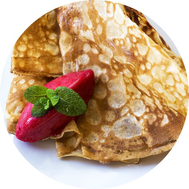 Le Goëlic, crêperie du réseau 'Crêperie Gourmande', restaurant près de Binic, St-Quay et le Zooparc de Trégomeur, vous sert des galettes et des crêpes dans une crêperie de caractère, au coeur du bourg de Trégomeur